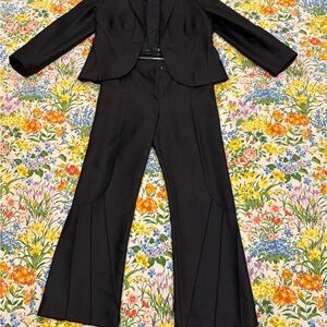 Valentino Vintage Classic Black Pantsuit